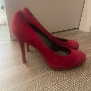 Red Stuart Weitzman Heels, size 8